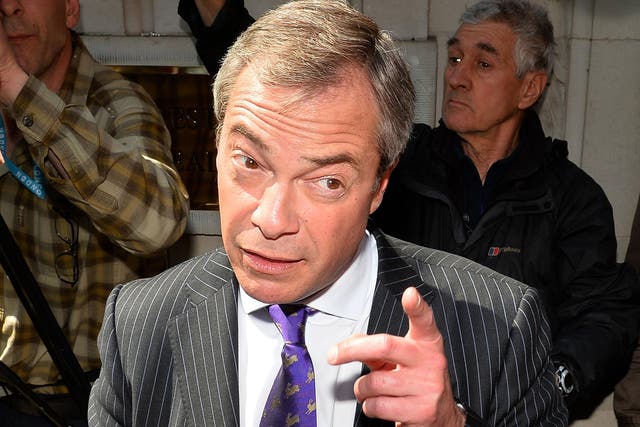 Nigel Farage: 'If the Coalition wants to save their electoral skins, they must tell Brussels we will not open our doors'