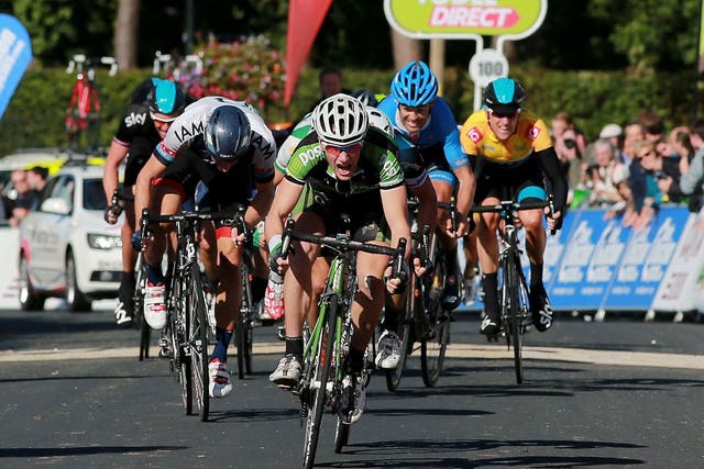 Sam Bennett wins the Tour of Britain’s fifth stage in Caerphilly