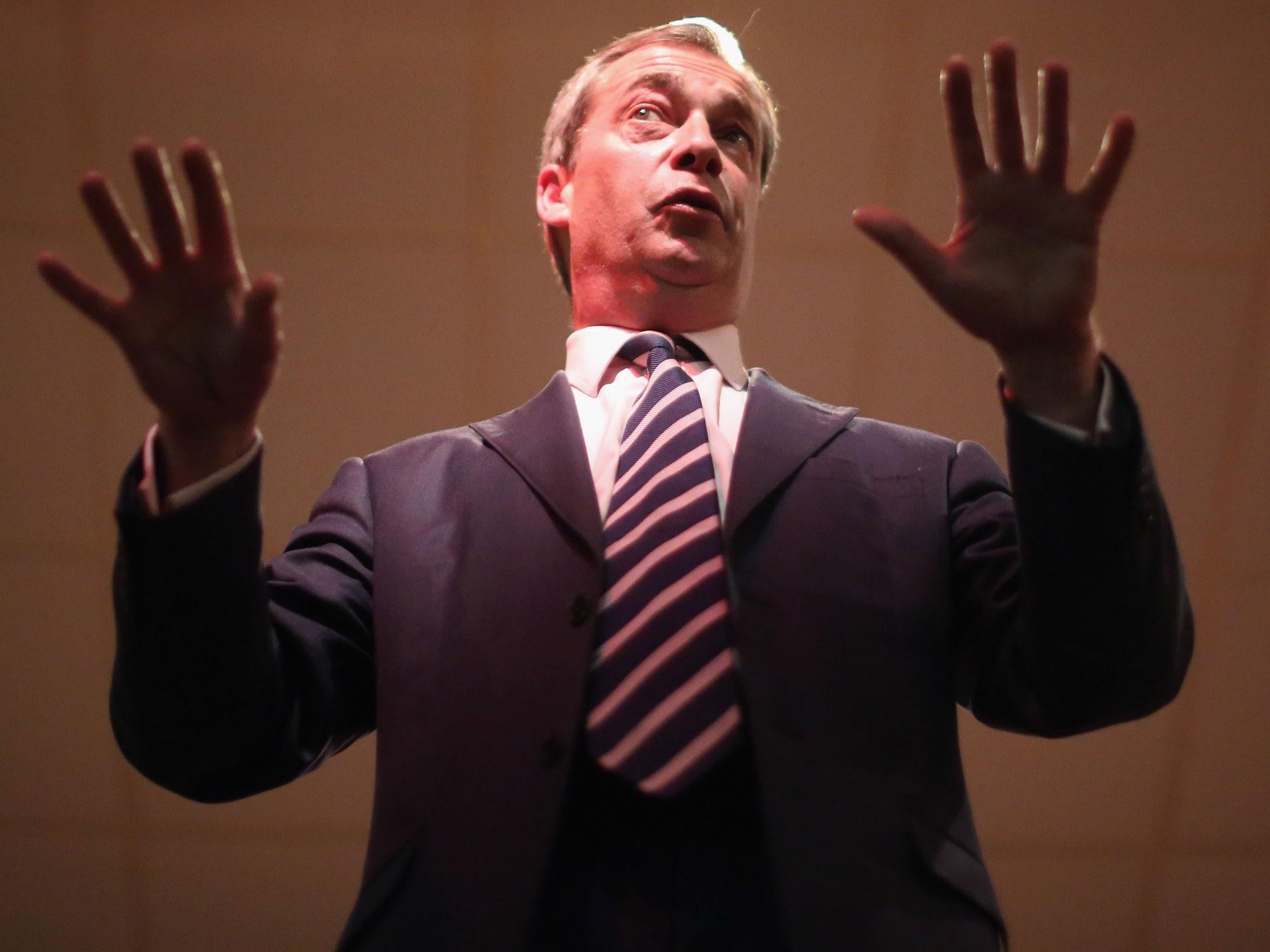 Nigel Farage was branded a fascist by teachers when he was at school