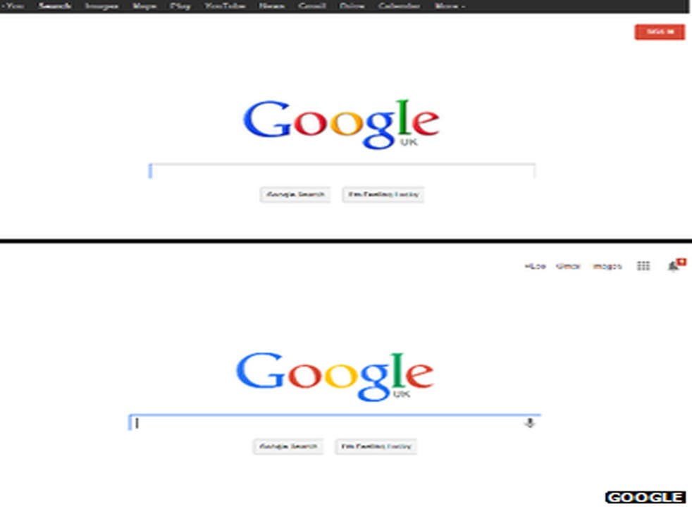 Google has redesigned its logo and front page, with the new design (below) flatter and 'more streamlined'