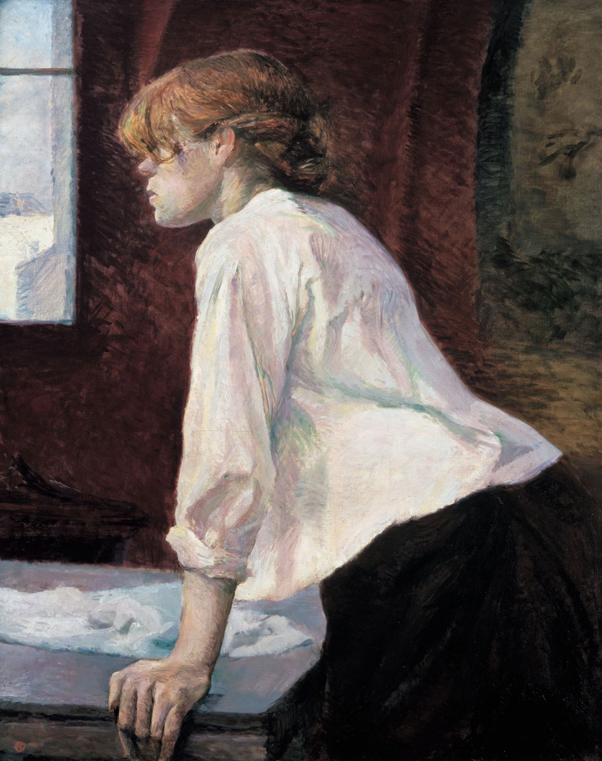 The Laundress by Toulouse-Lautrec dates from late 1886