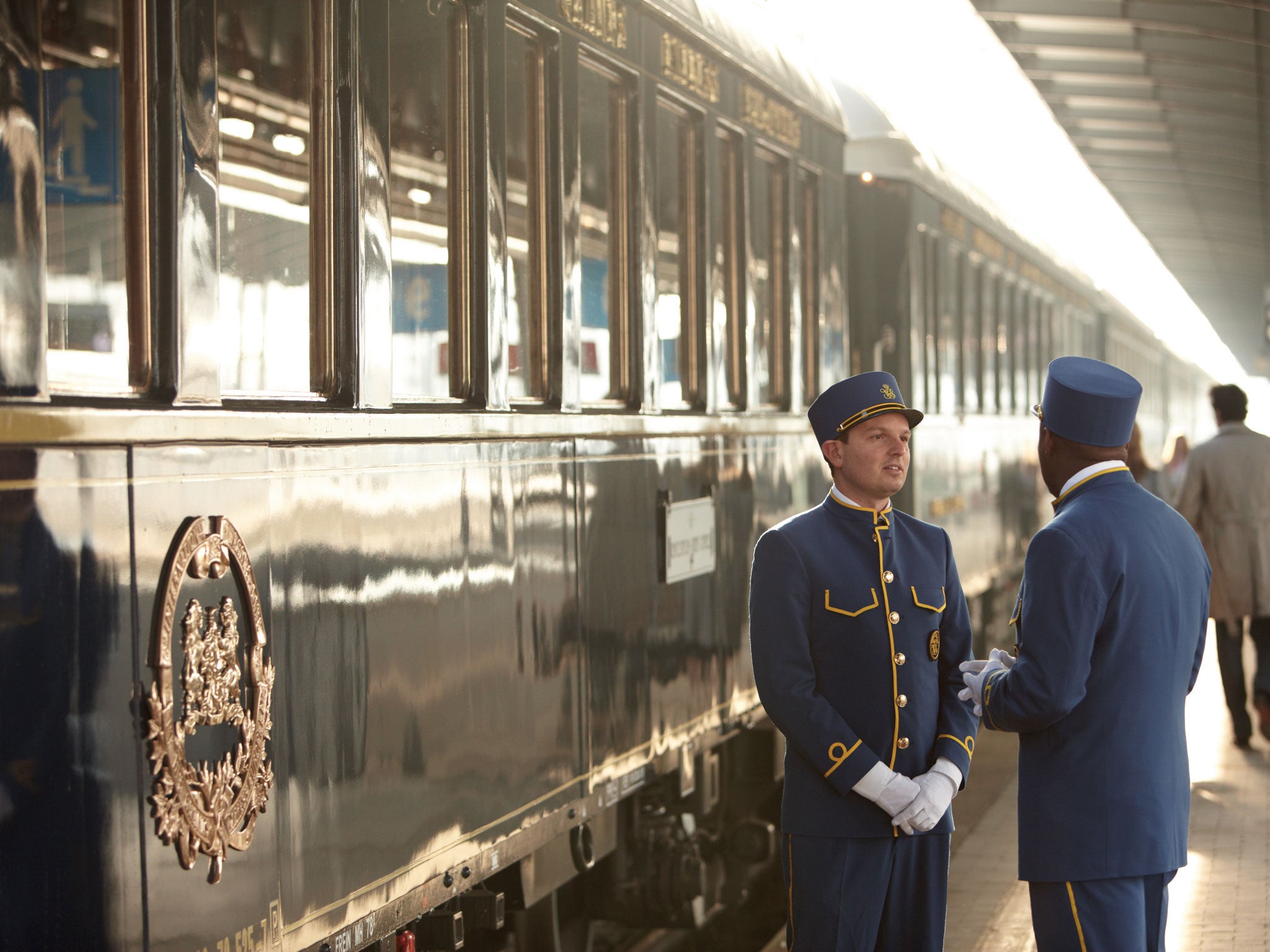 Farther afield where £500 could take you: Pair of tickets on the Orient Express for a round trip from Peterborough, including dinner