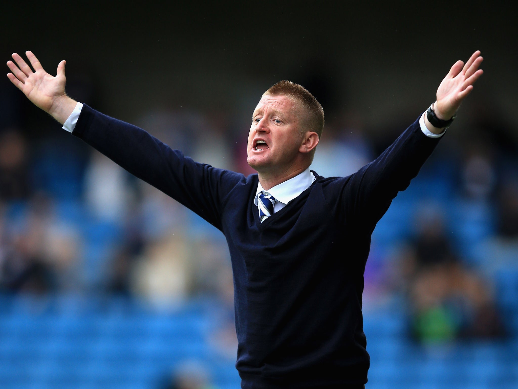 Millwall boss Steve Lomas