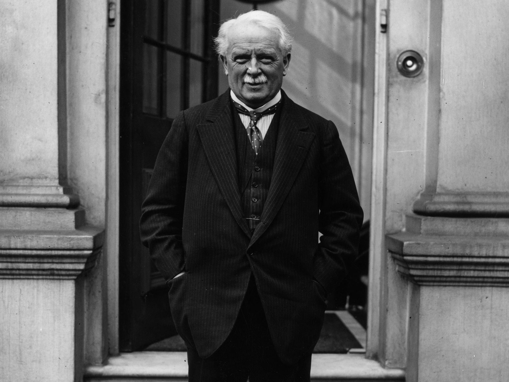 David Lloyd George, photographed in 1929, held powerful positions in government and politics for 25 years and exhibited symptoms of HS