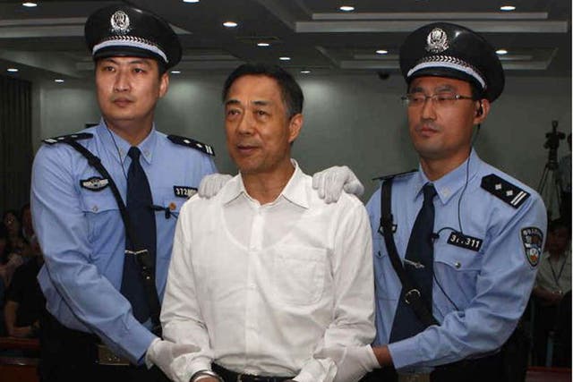 The former party chief of Chongqing has been given a life sentence after being found guilty of corruption