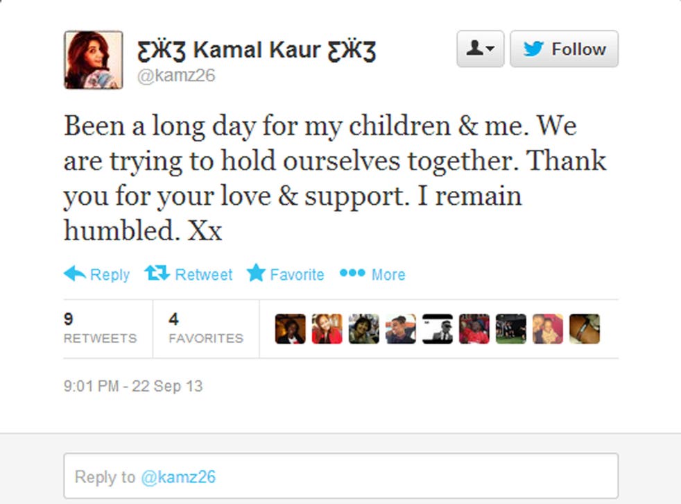 The Twitter feed of journalist Kamal Kaur records her ordeal in the Westgate terror attack