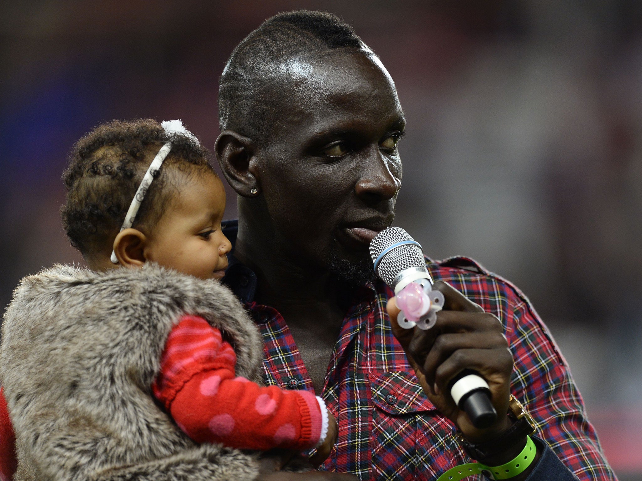 Mamadou Sakho returned to his former club PSG to address the fans after leaving for Liverpool