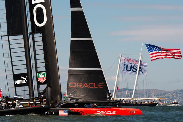 Oracle Team USA took another two race wins to pull back to within three points of Emirates Team New Zealand