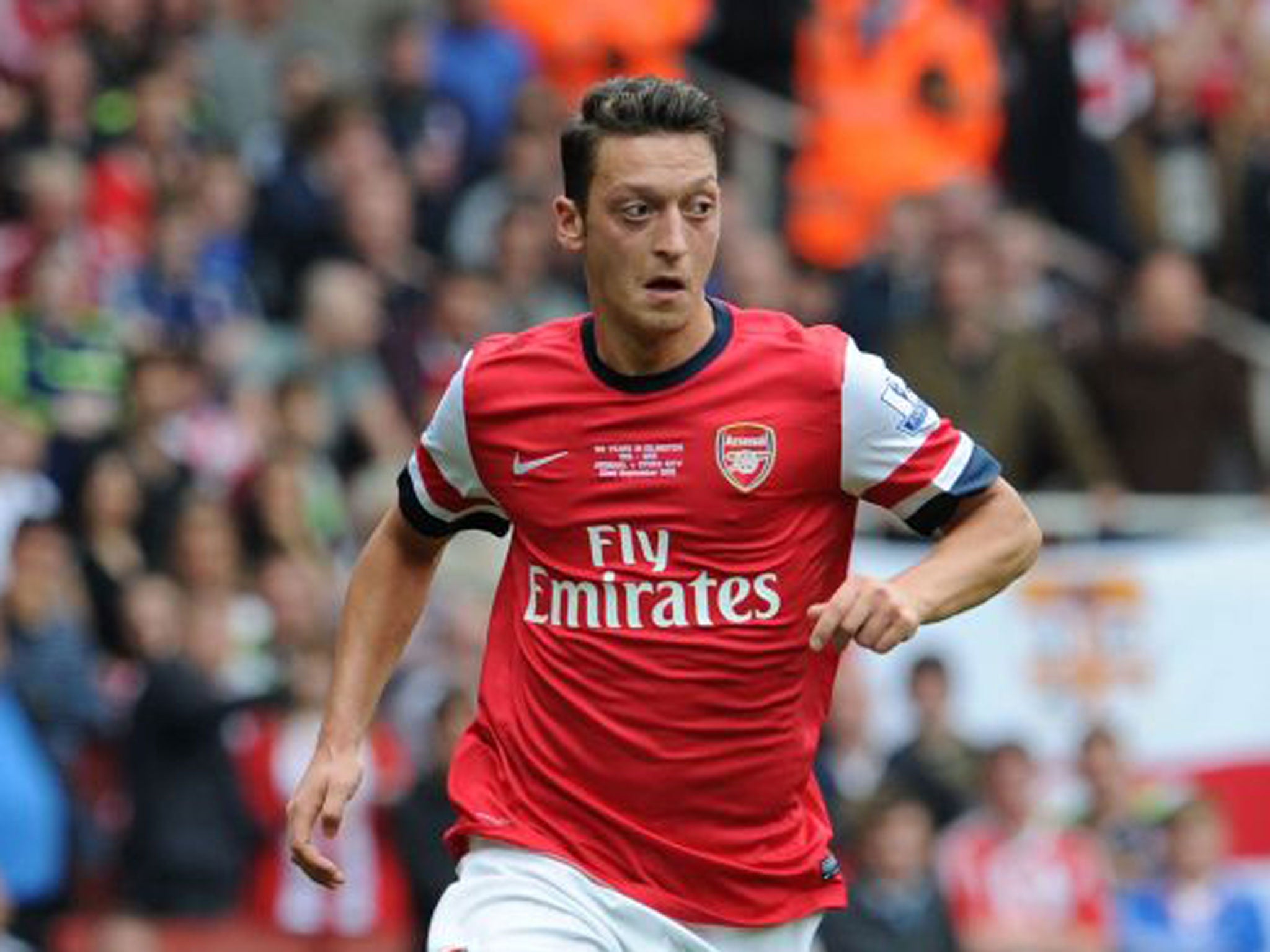 Mesut Ozil, cost a club record fee of £42.5m, means more is expected of Arsenal