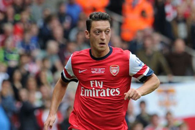 Mesut Ozil is expected to feature for Arsenal against Norwich
