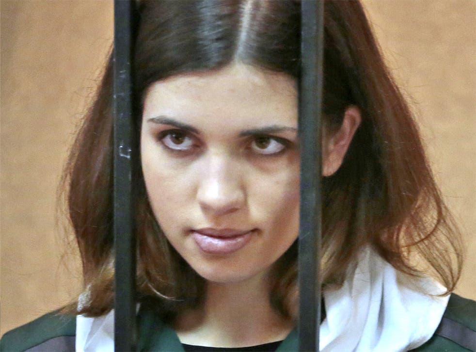 Nadezhda Tolokonnikova behind bars