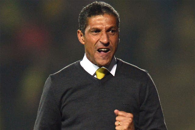 Chris Hughton’s side looked to be heading out of the cup