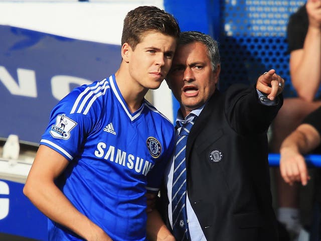 Marco van Ginkel with Jose Mourinho