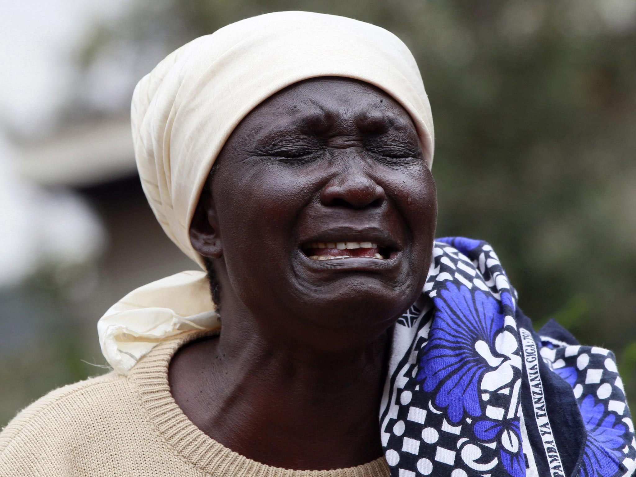Mary Italo mourns the death of her son Thomas Italo who was killed during the attack at the Westgate Shopping Centre in the capital Nairobi, Kenya
