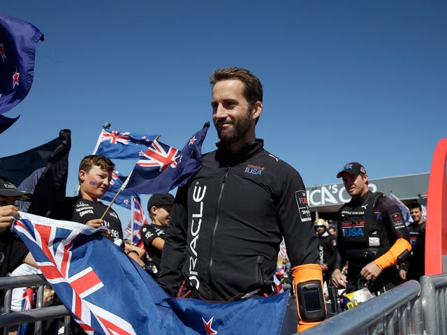 Ben Ainslie in San Francisco at the America's Cup