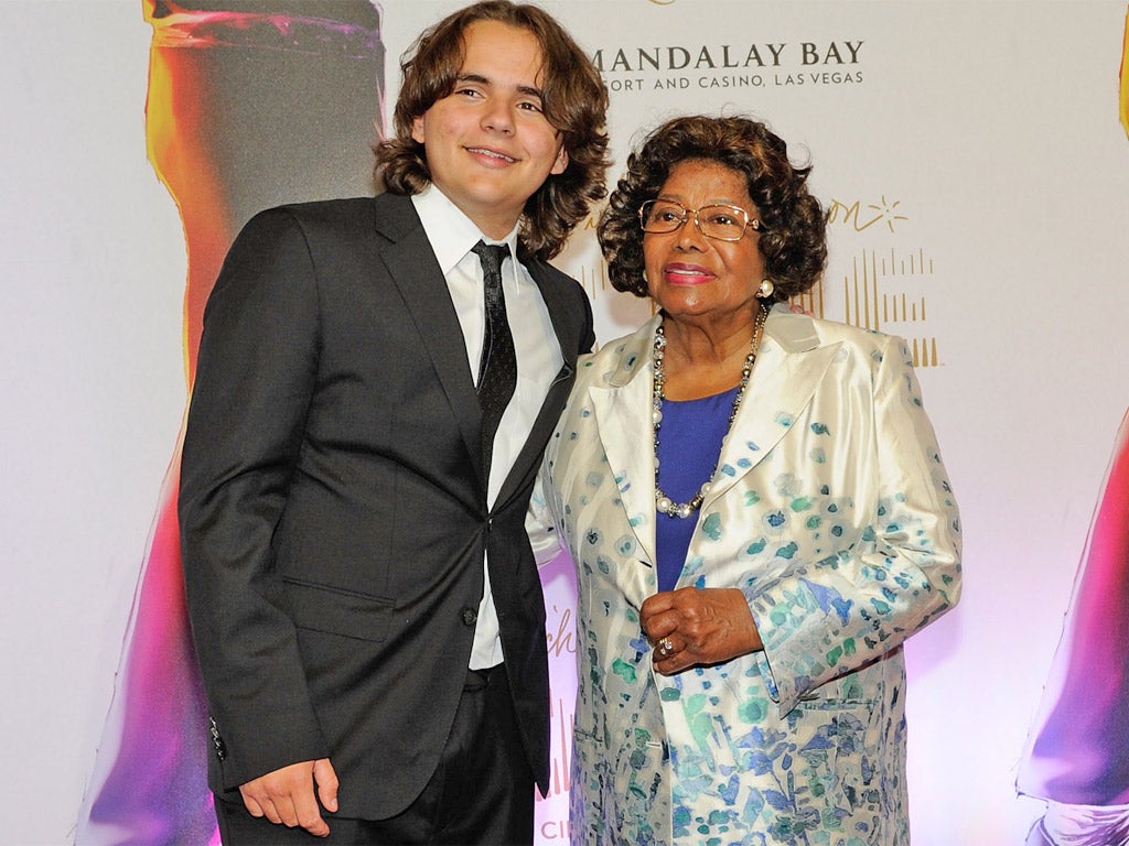 Michael Jackson's son, Prince, and mother, Katherine