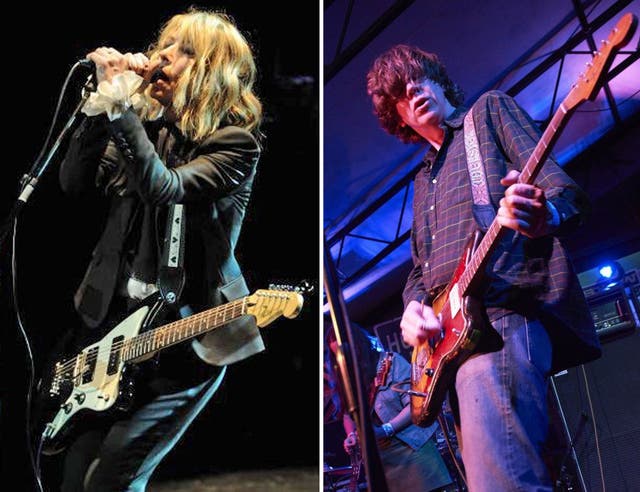 All over now: Thurston Moore (right) and Kim Gordon (left)