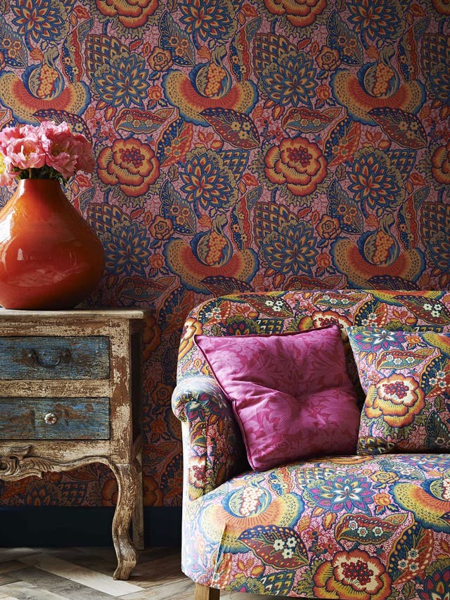 Wall or nothing: Patricia Anne wallpaper, ?49/roll, <a>liberty.co.uk</a>