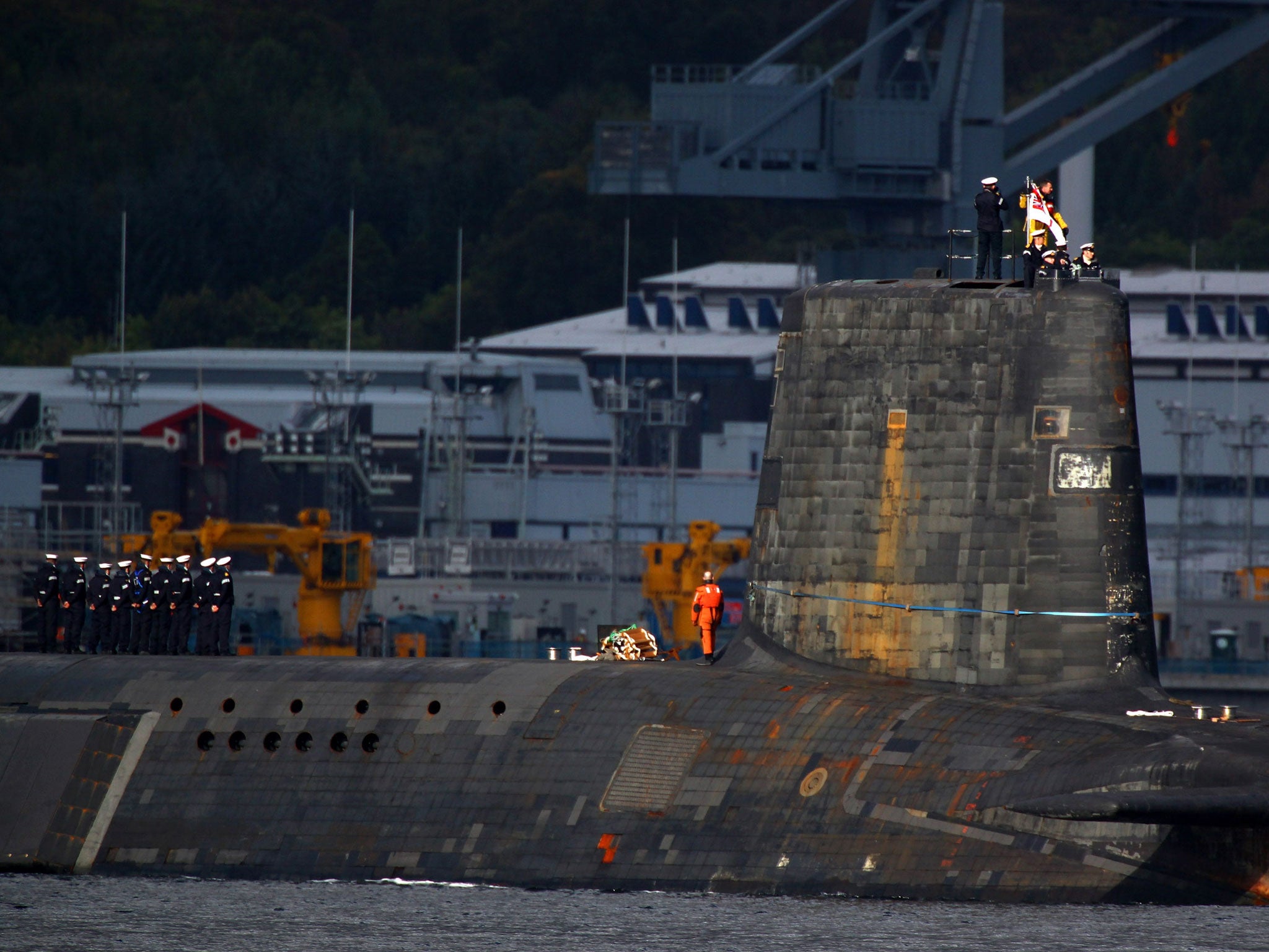 Moving the Trident nuclear deterrent from the Clyde to a new site in the remaining UK would take years to achieve