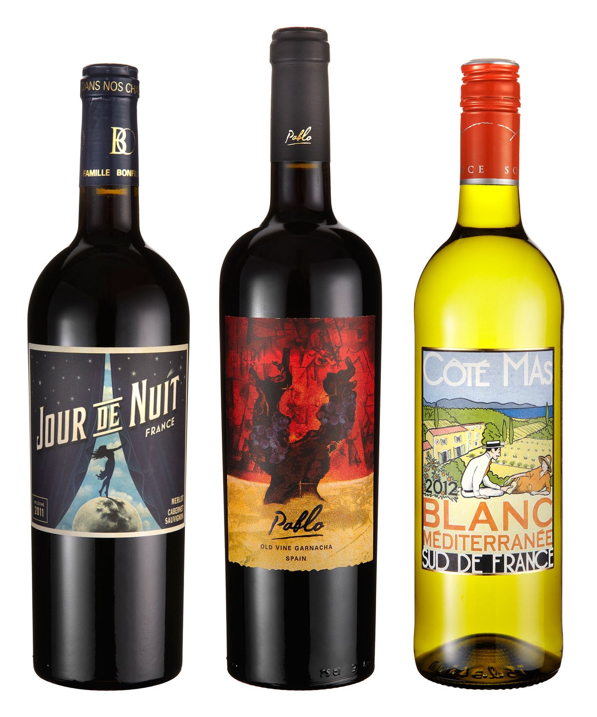 Wines of the week: Pablo Old Vine Garnacha 2011; Jour De Nuit Red 2012; Côte  Mas Blanc 2011 | The Independent | The Independent