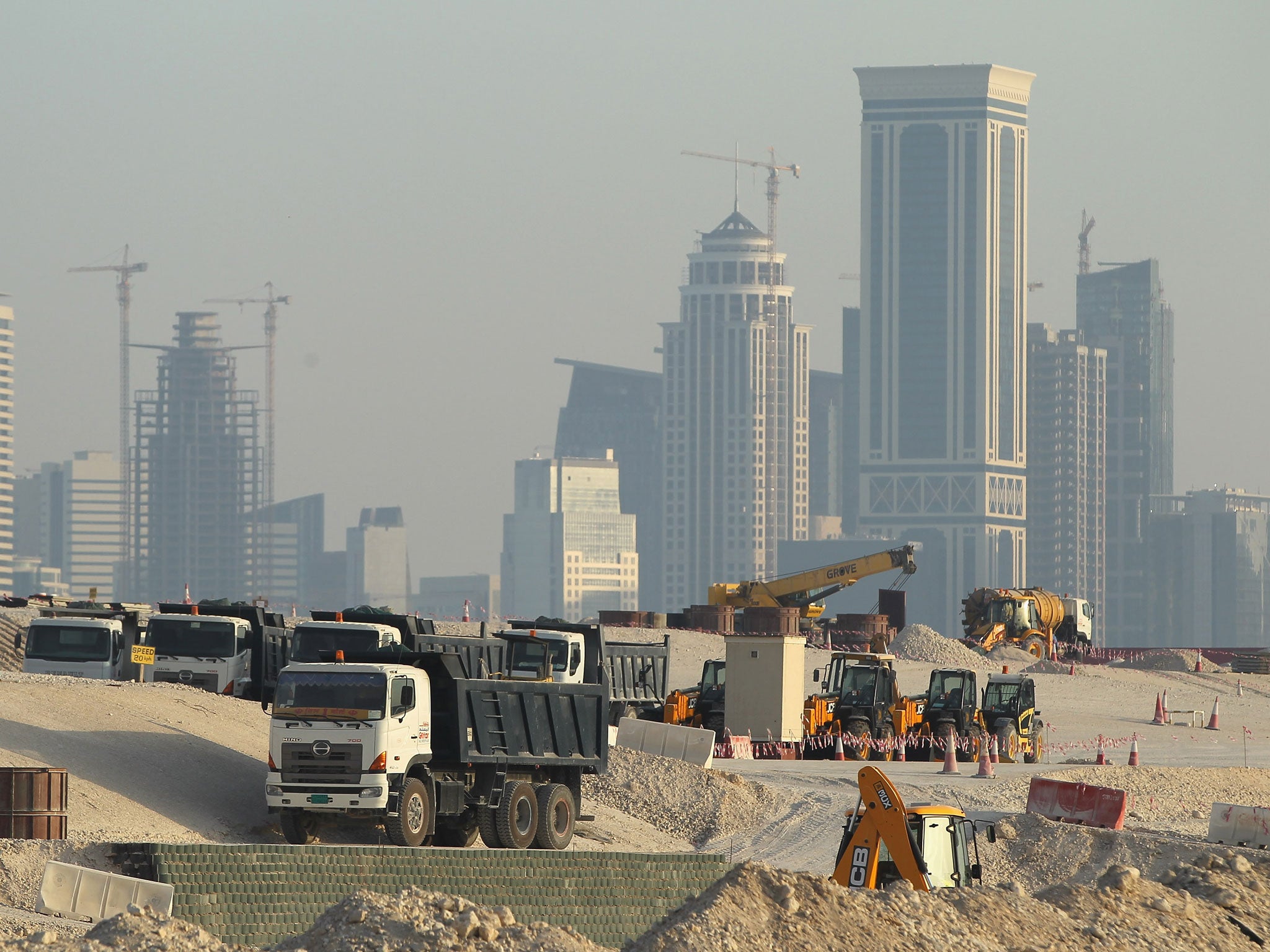 FIFA are to investigate the conditions of construction workers in projects at Lusail City