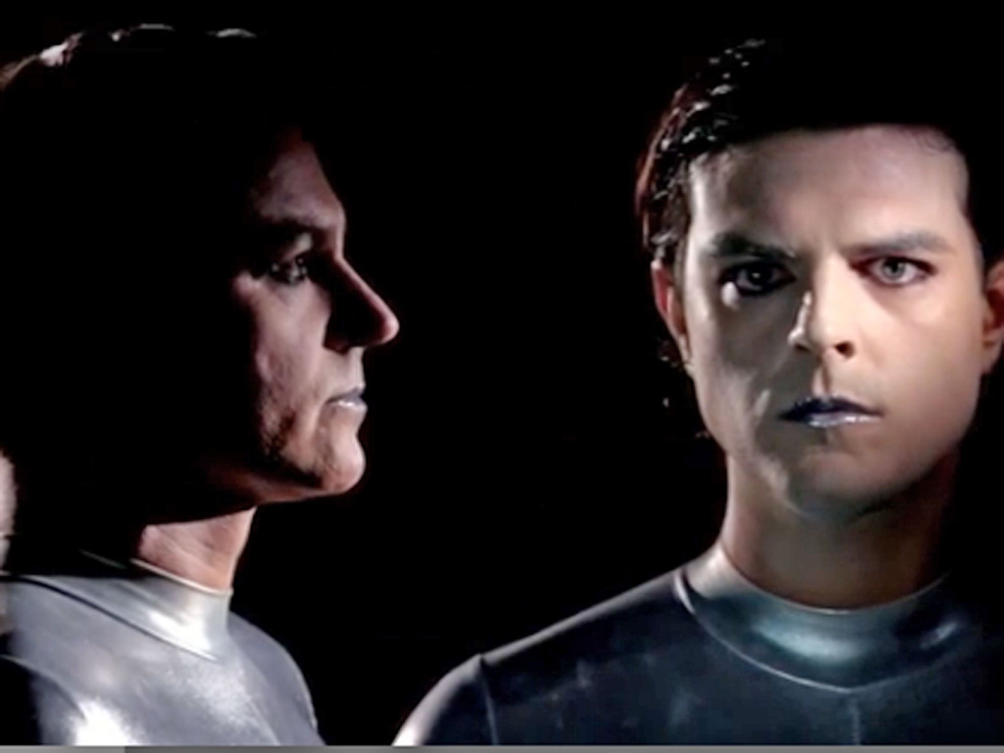 Baddy Paris and Rufus Starlight  in their video We Are Brothers