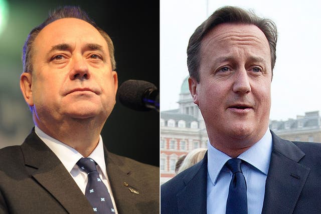 David Cameron has ruled out going head-to-head on television with Alex Salmond