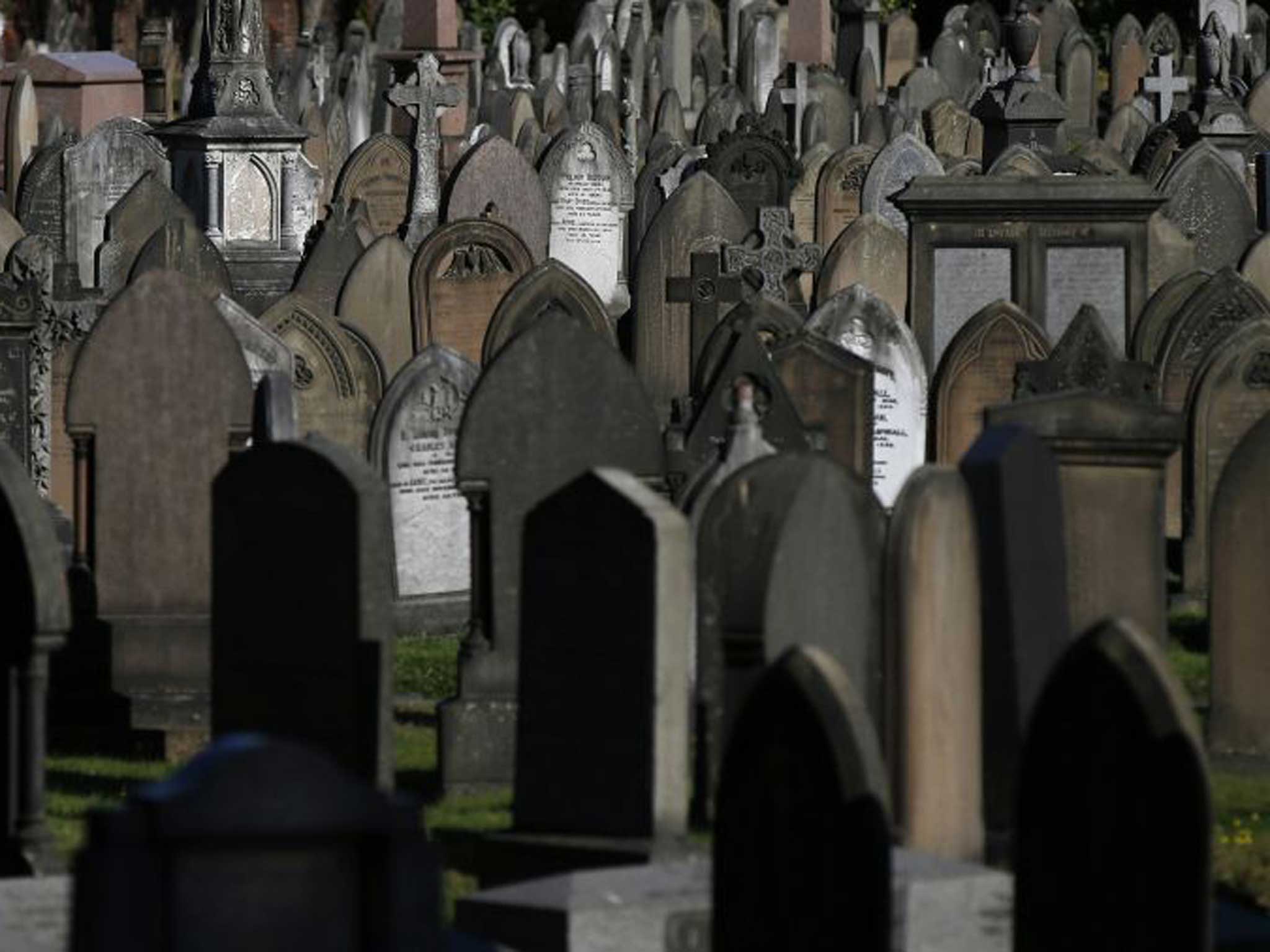 More than four in 10 (44 per cent) cemeteries are expected to be full within 20 years