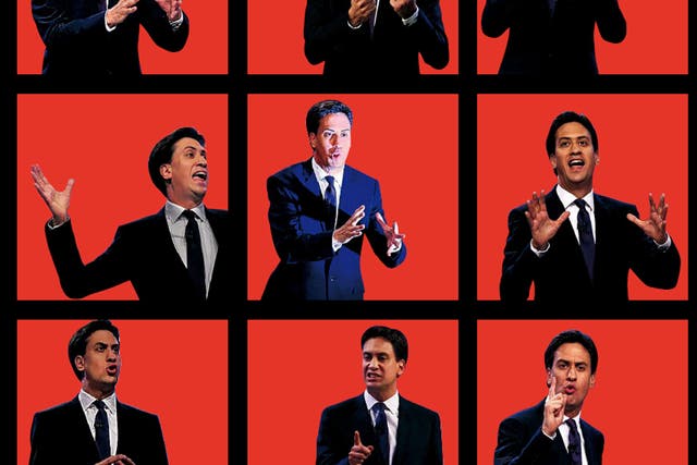 The many faces of Labour leader Ed Miliband
