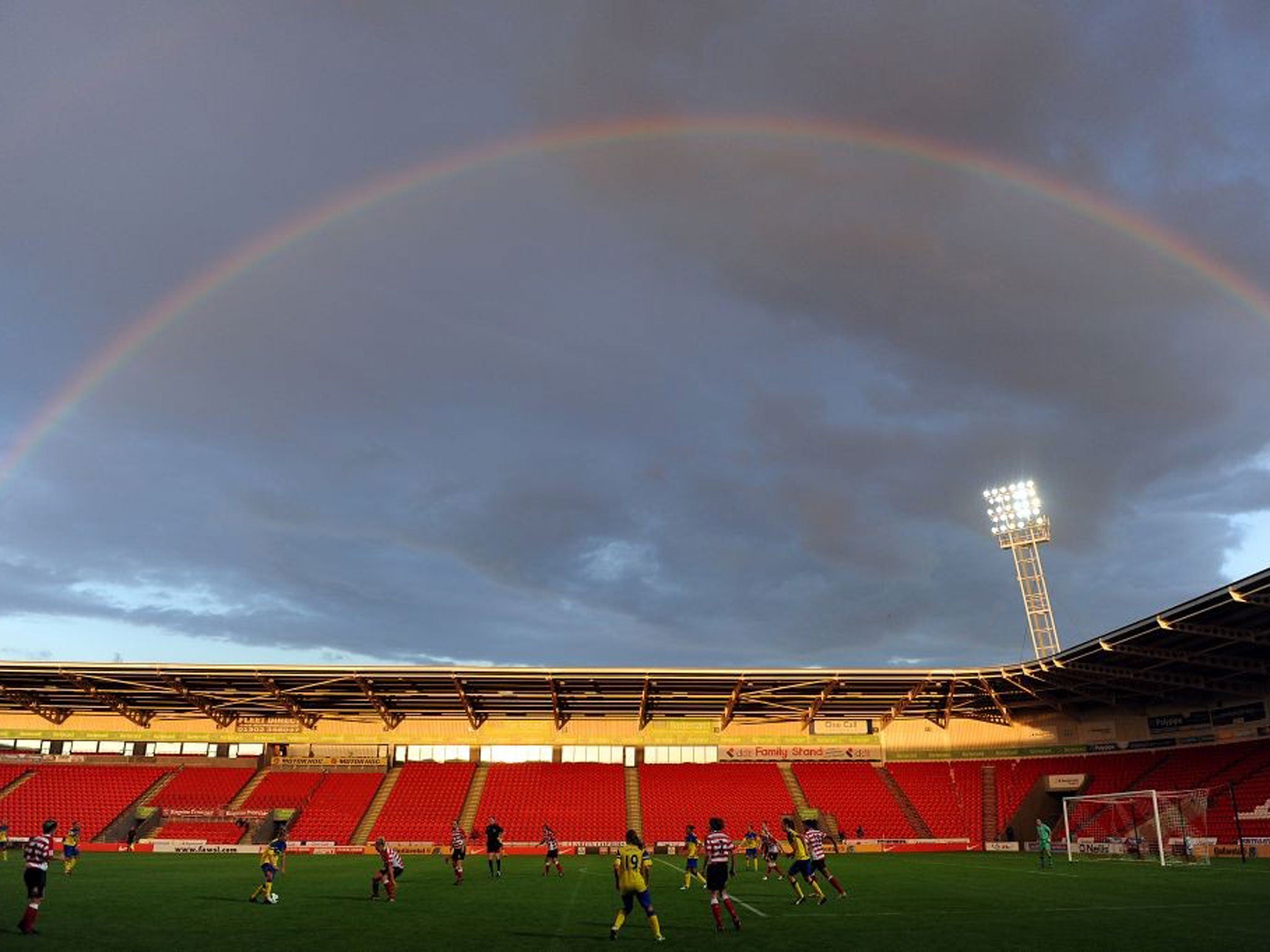 Ring the changes: The end of 22 years in the top flight of women’s football signals a new dawn for Doncaster Rovers Belles, who will be using Barcelona as a model for nurturing their players from youth to first team