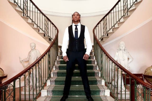 One step at at time: ‘I just have to make sure I don’t get lost in the hype,’ says Anthony Joshua when asked about Audley Harrison’s embarrassing career