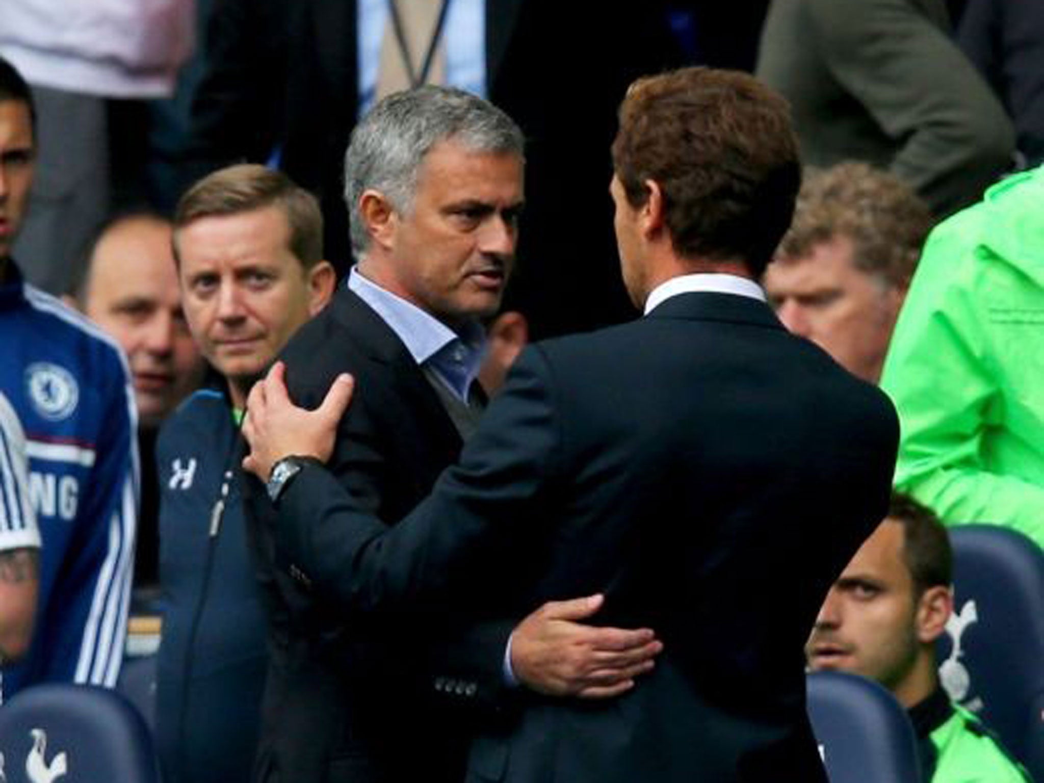 BFFs: Jose Mourinho and Andre Villas-Boas meet face to face