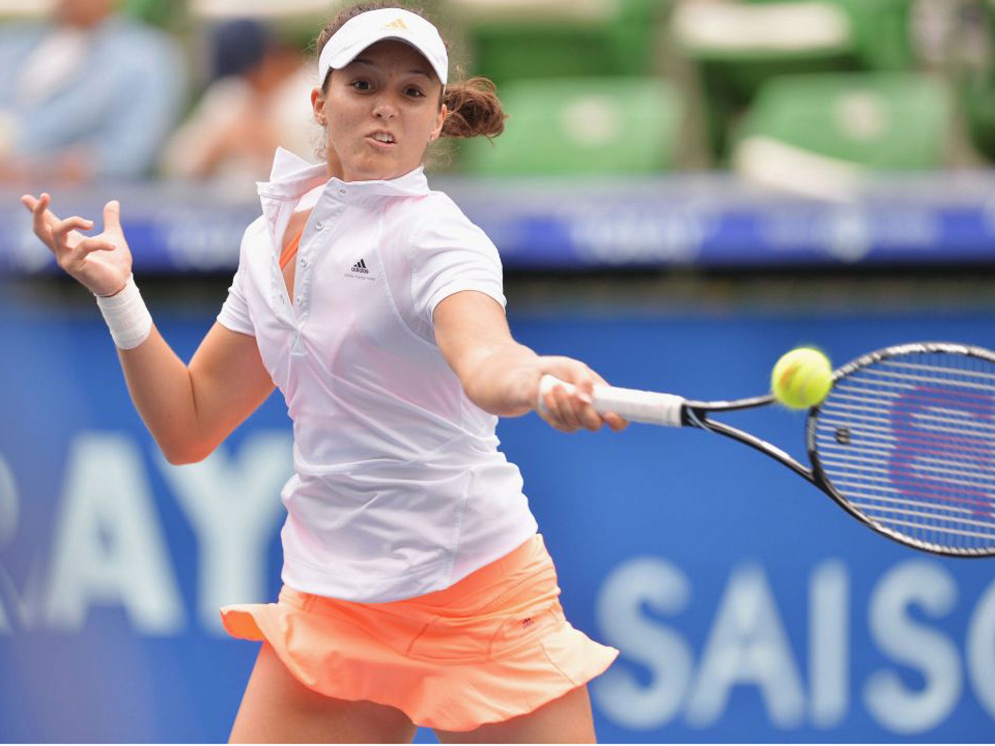 Laura Robson was victorious in Beijing on Sunday, but couldn't keep the run going