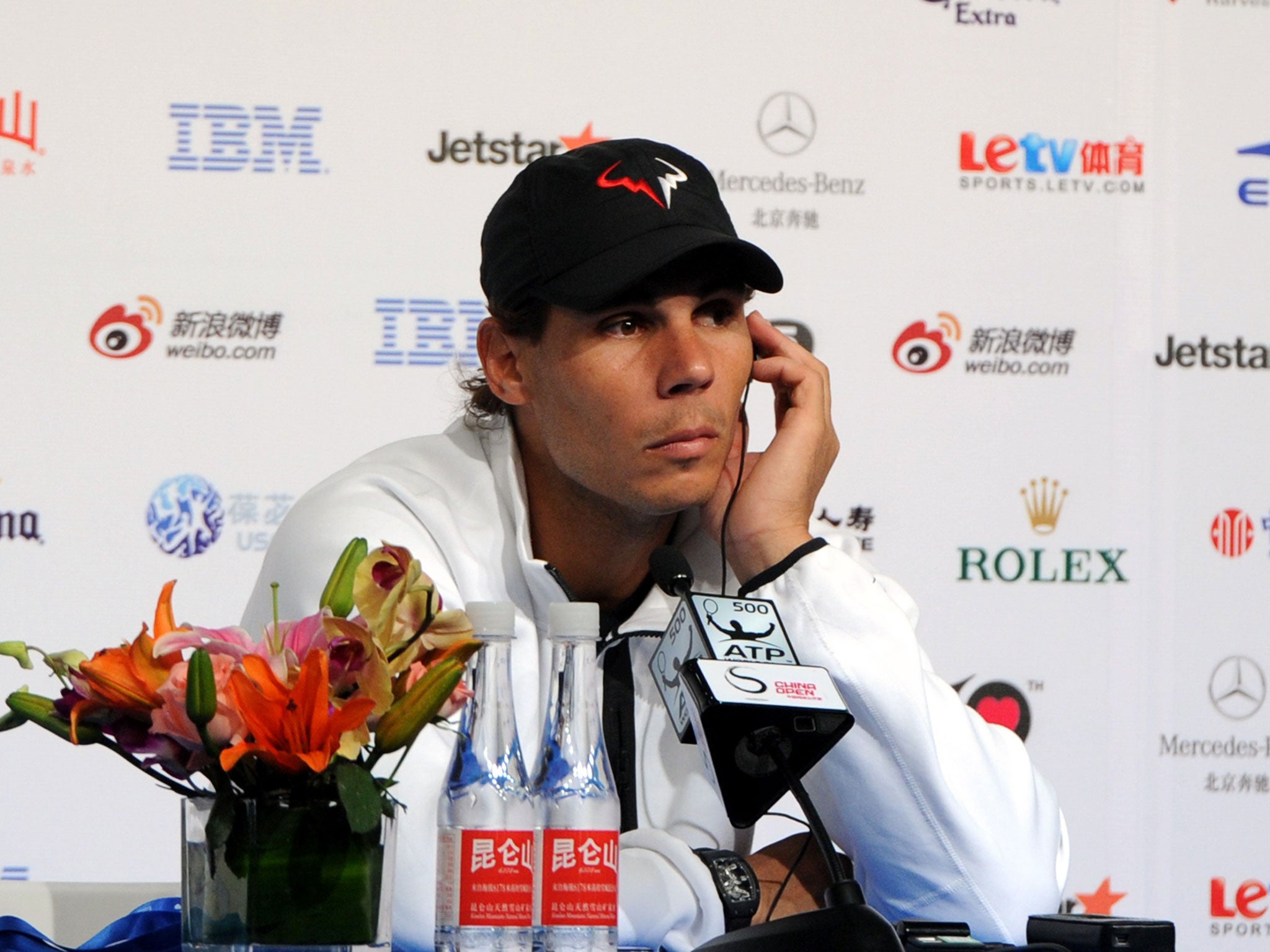 Rafael Nadal: The Spaniard will be the new world No 1 if he reaches the China Open final
