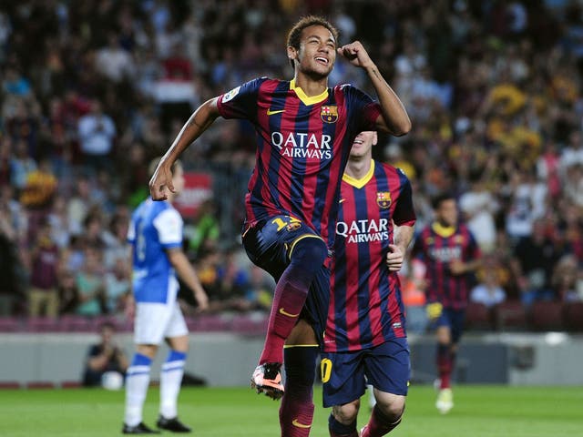 Brazilian Neymar will assume Lionel Messi's mantle 