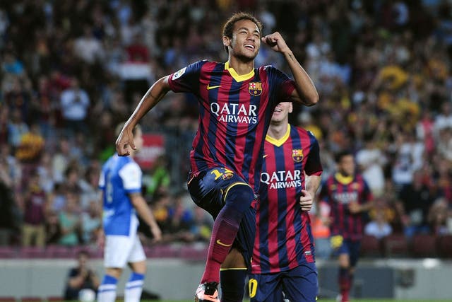 Brazilian Neymar will assume Lionel Messi's mantle 