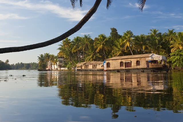 Liquid assets: a houseboat cruises the backwaters