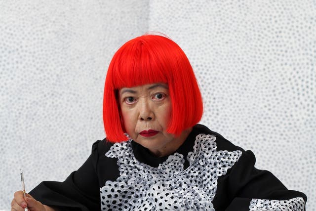 Yayoi Kusama, Portrait, Tokyo 2013