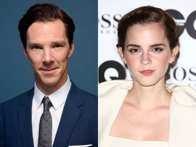 Benedict Cumberbatch and Emma Watson