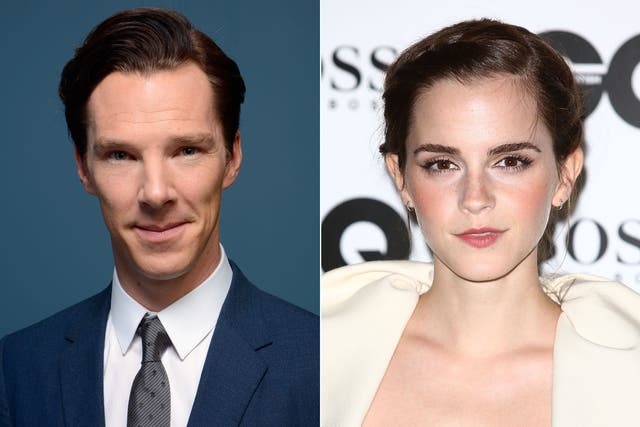Benedict Cumberbatch and Emma Watson