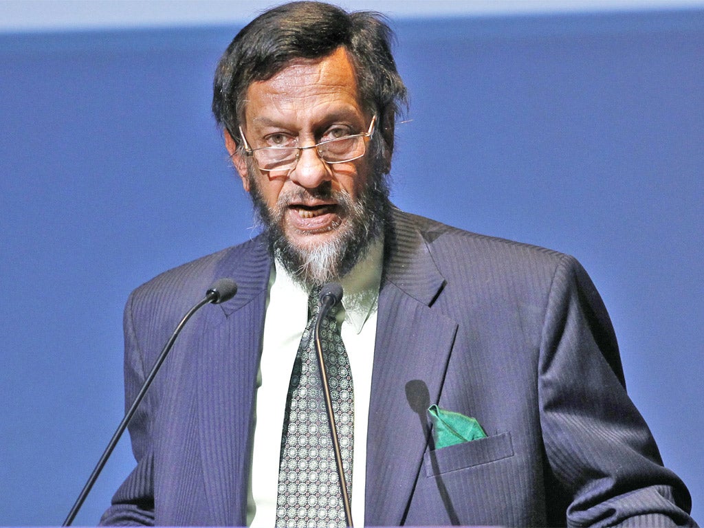 Rajenda Pachauri, chairman of the UN Intergovernmental Panel on Climate Change (Getty)