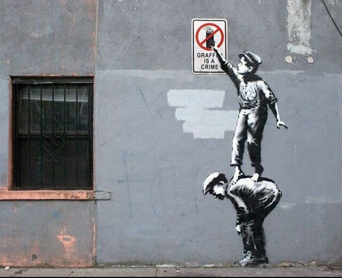 Banksy's "The street is in play" https://static.independent.co.uk/s3fs-public/thumbnails/image/2013/10/02/14/Banksy-New-York-1.png?width=1368&height=912&fit=bounds&format=pjpg&auto=webp&quality=70
