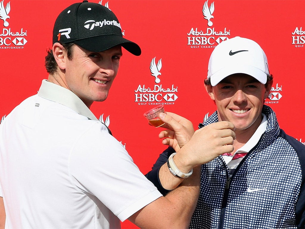 Justin Rose (left) and Rory McIlroy have both dropped out of the Seve Trophy