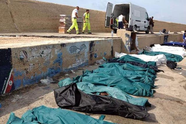 At least 62 bodies have been recovered off the Italian coast after a ship carrying migrants sank near the southern island of Lampedusa.
