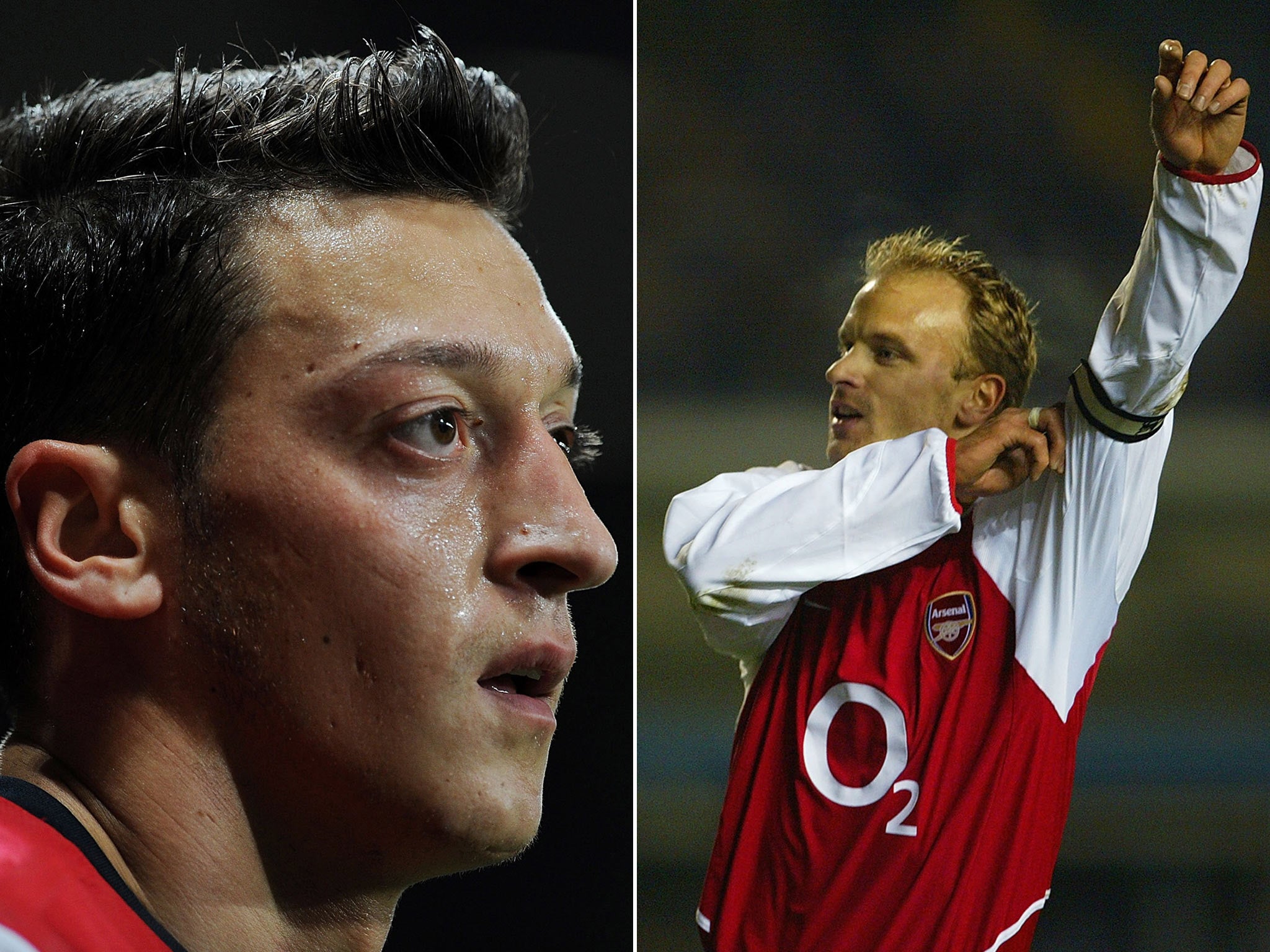 Mesut Ozil - from the current Arsenal side, and Denis Bergkamp - from 2004