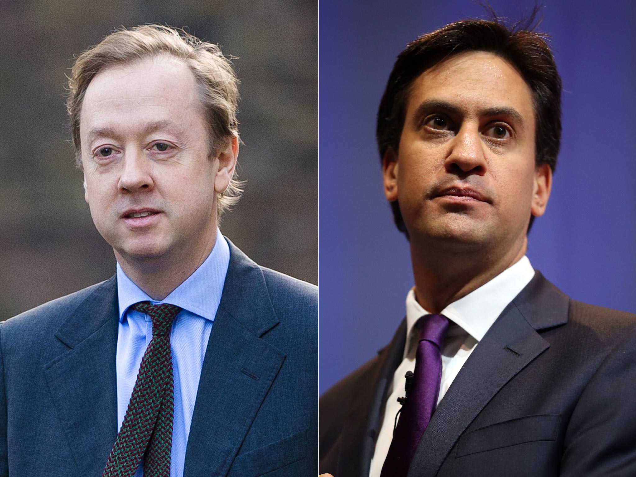 The Mail on Sunday's editor Geordie Greig (left) has apologised for sending a reporter to a memorial service for Ed Miliband's uncle