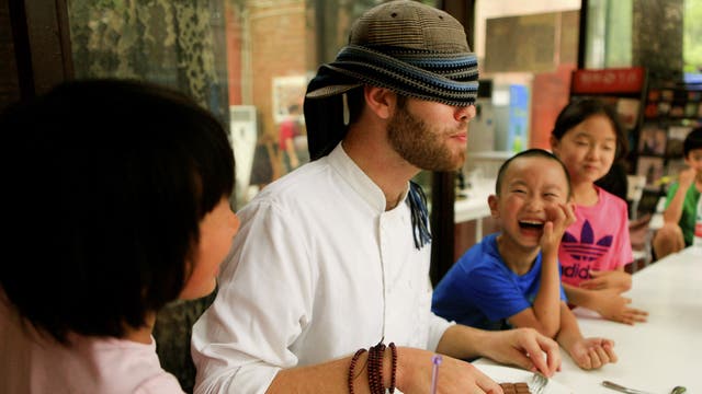 Supper class: Jamie Bilbow teaches beginners' courses in Western cookery in China