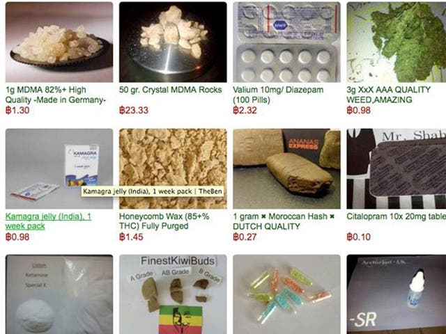 Silk Road was a marketplace for drugs online, with users paying for their transactions with virtual currency Bitcoin