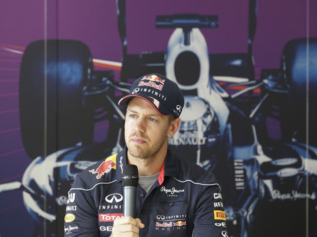 Sebastian Vettel spoke of his 'pride' in the Red Bull car