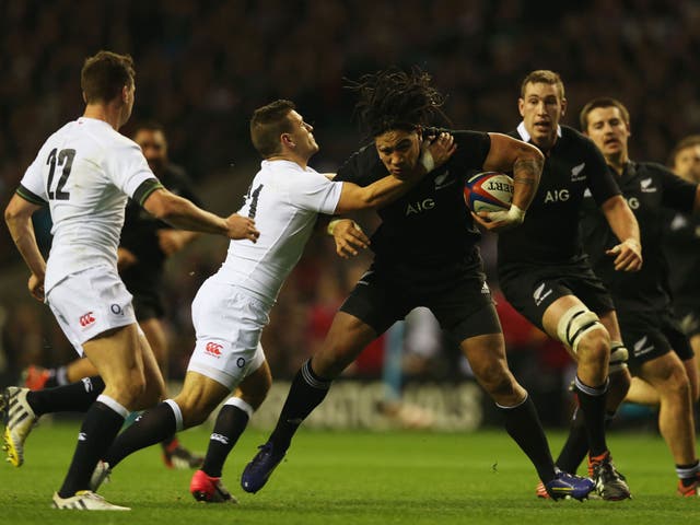 England and New Zealand get acquainted at Twickenham in 2012